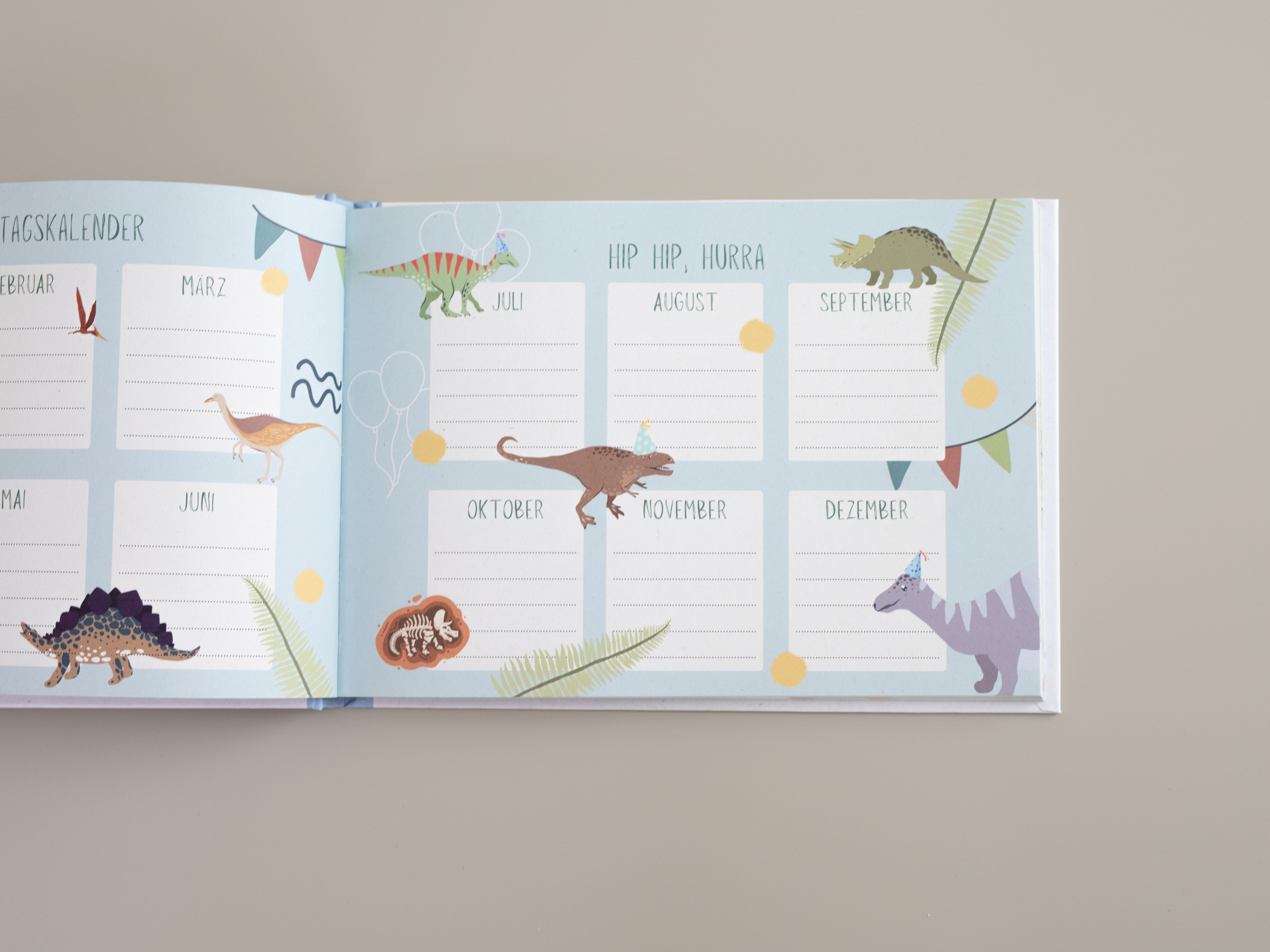 Freundebuch Dinosaurier - Kindergarten