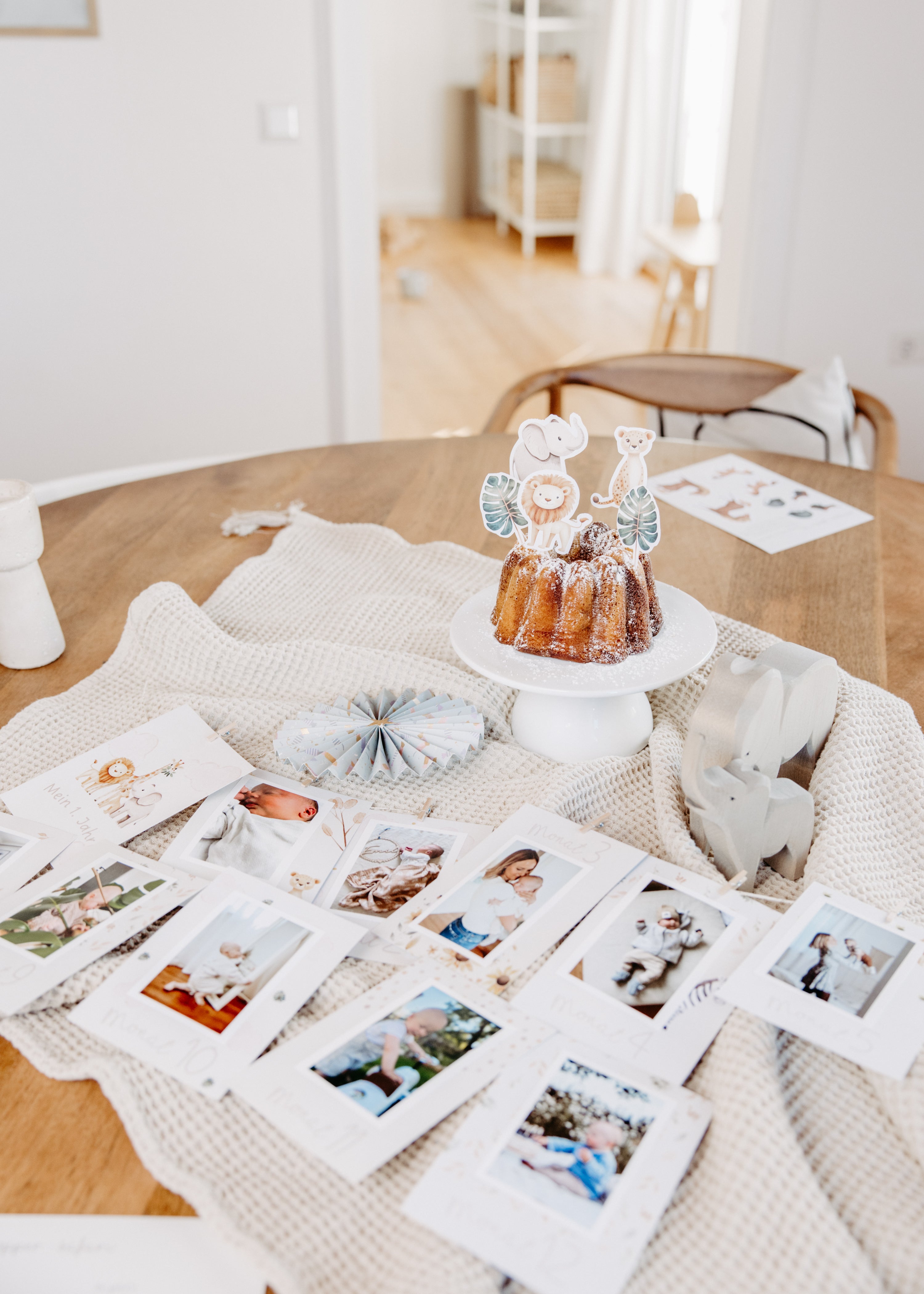 Jahresmeilensteinkarten 1. Geburtstag