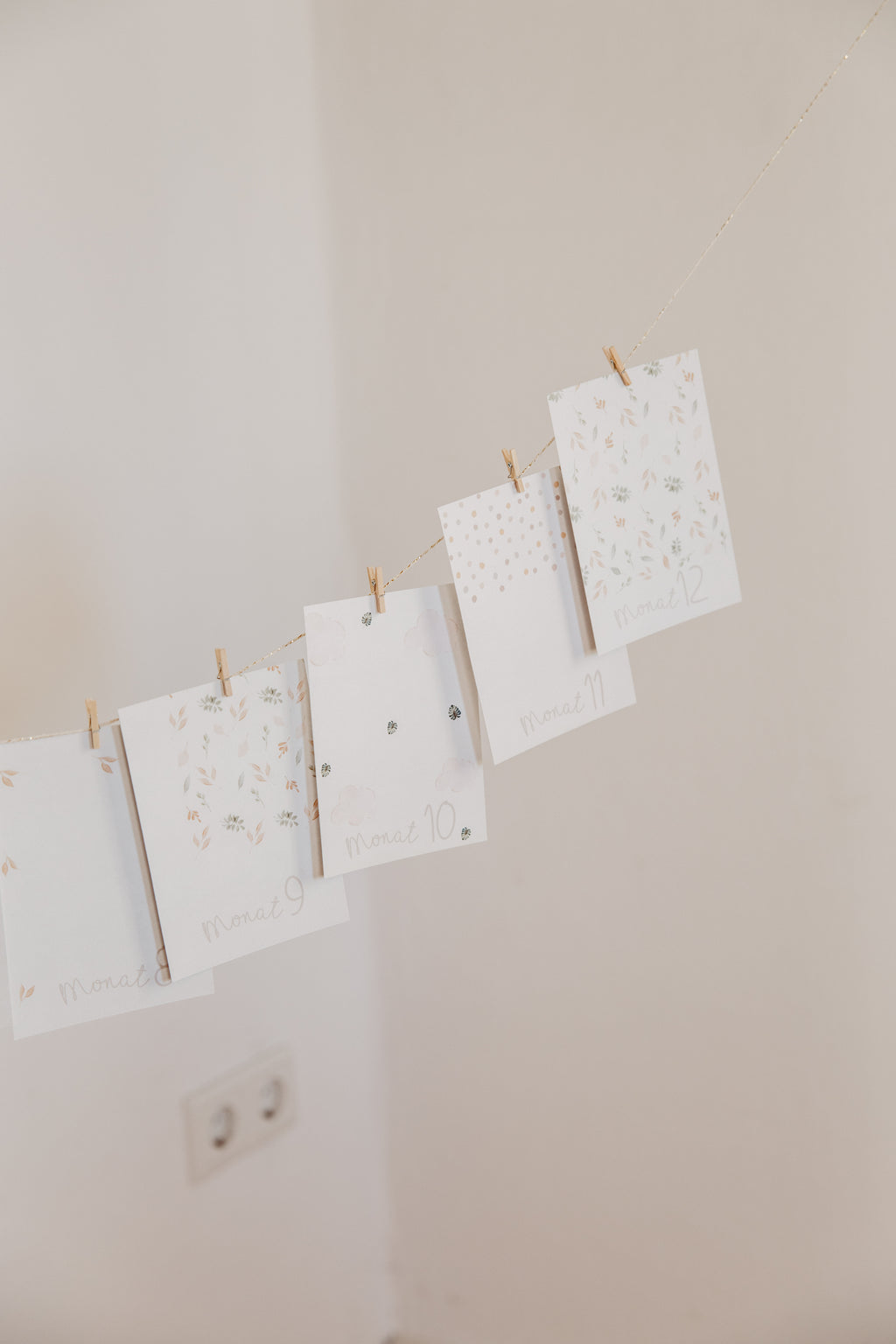 Jahresmeilensteinkarten 1. Geburtstag