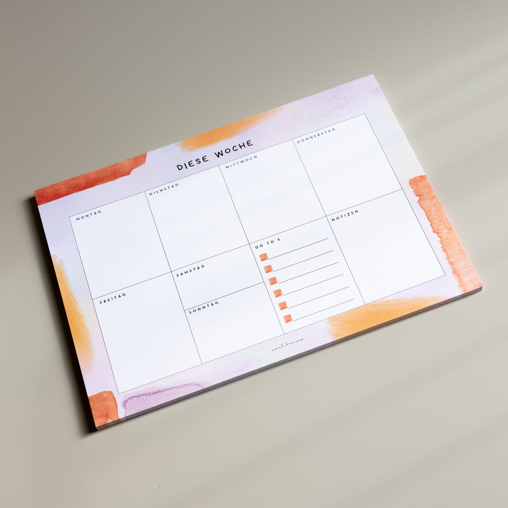 Wochenplaner A4 brush