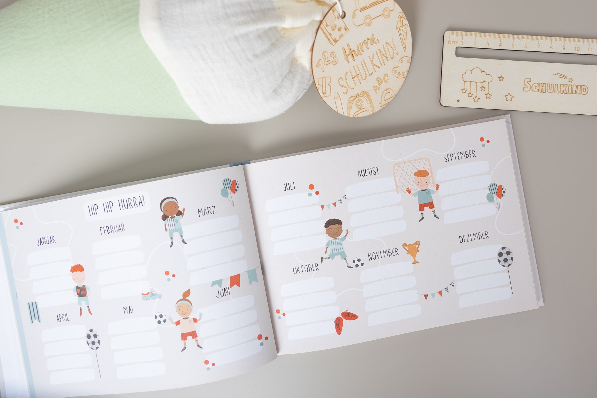 Freundebuch Fußball - Grundschule