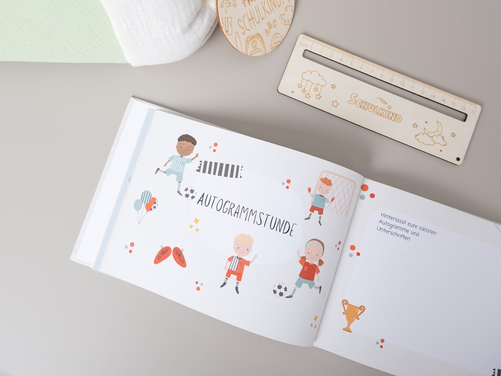 Freundebuch Fußball - Grundschule