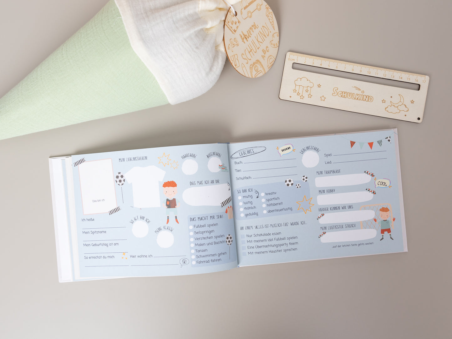 Freundebuch Fußball - Grundschule