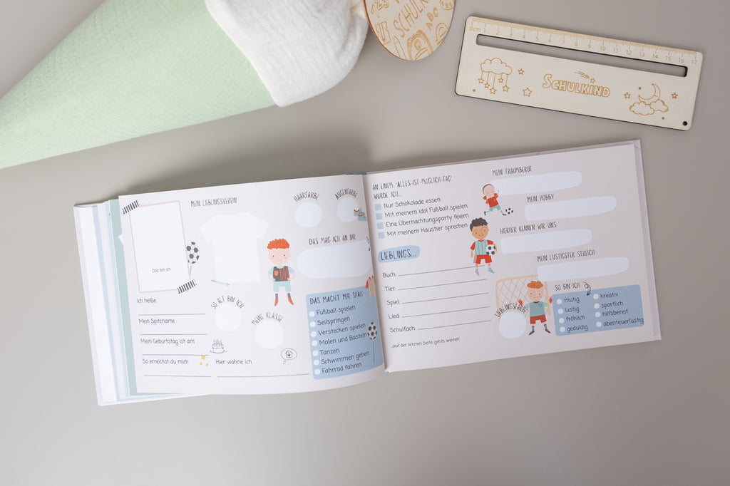 Freundebuch Fußball - Grundschule