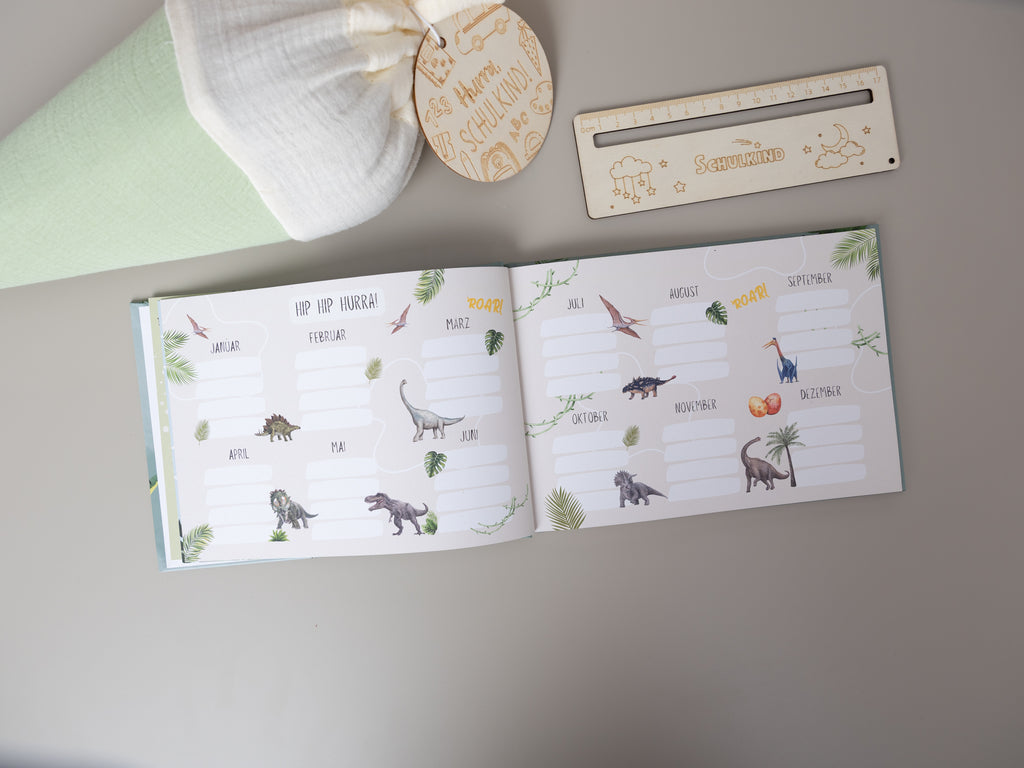 Freundebuch Dinosaurier - Grundschule und Kindergarten