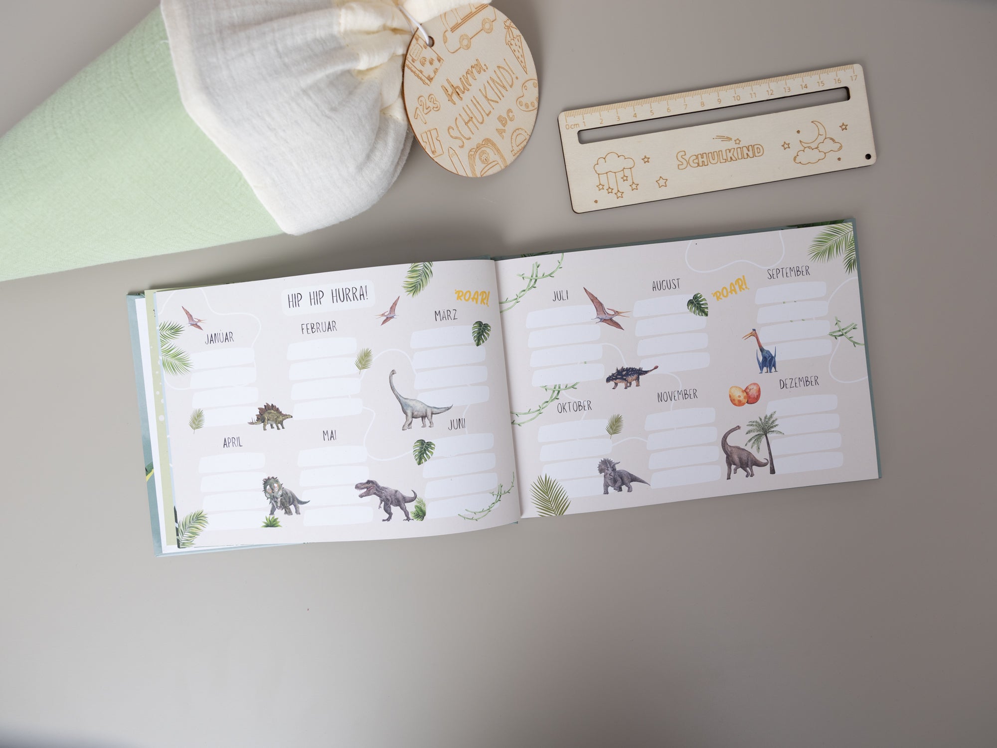 Freundebuch Dinosaurier - Grundschule und Kindergarten