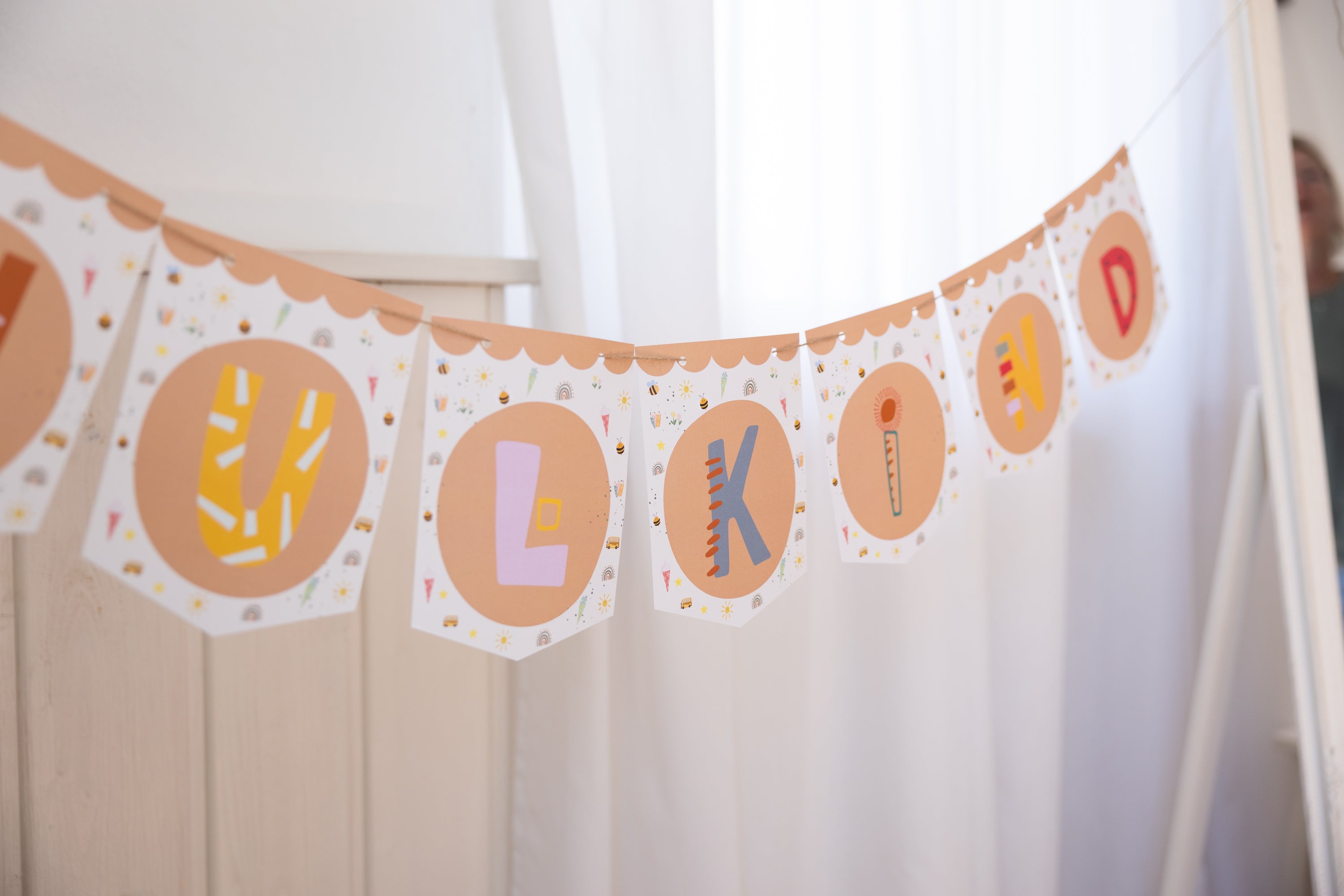 Schulanfang Wimpelgirlande zum Download