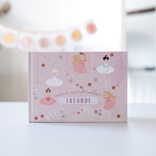 Freundebuch Ballerina & Prinzessin für Grundschule und Kindergarten