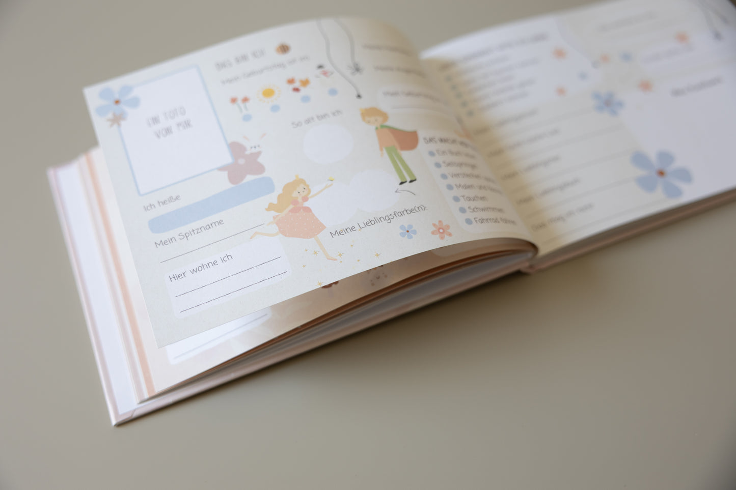 Freundebuch Ballerina & Prinzessin für Grundschule und Kindergarten