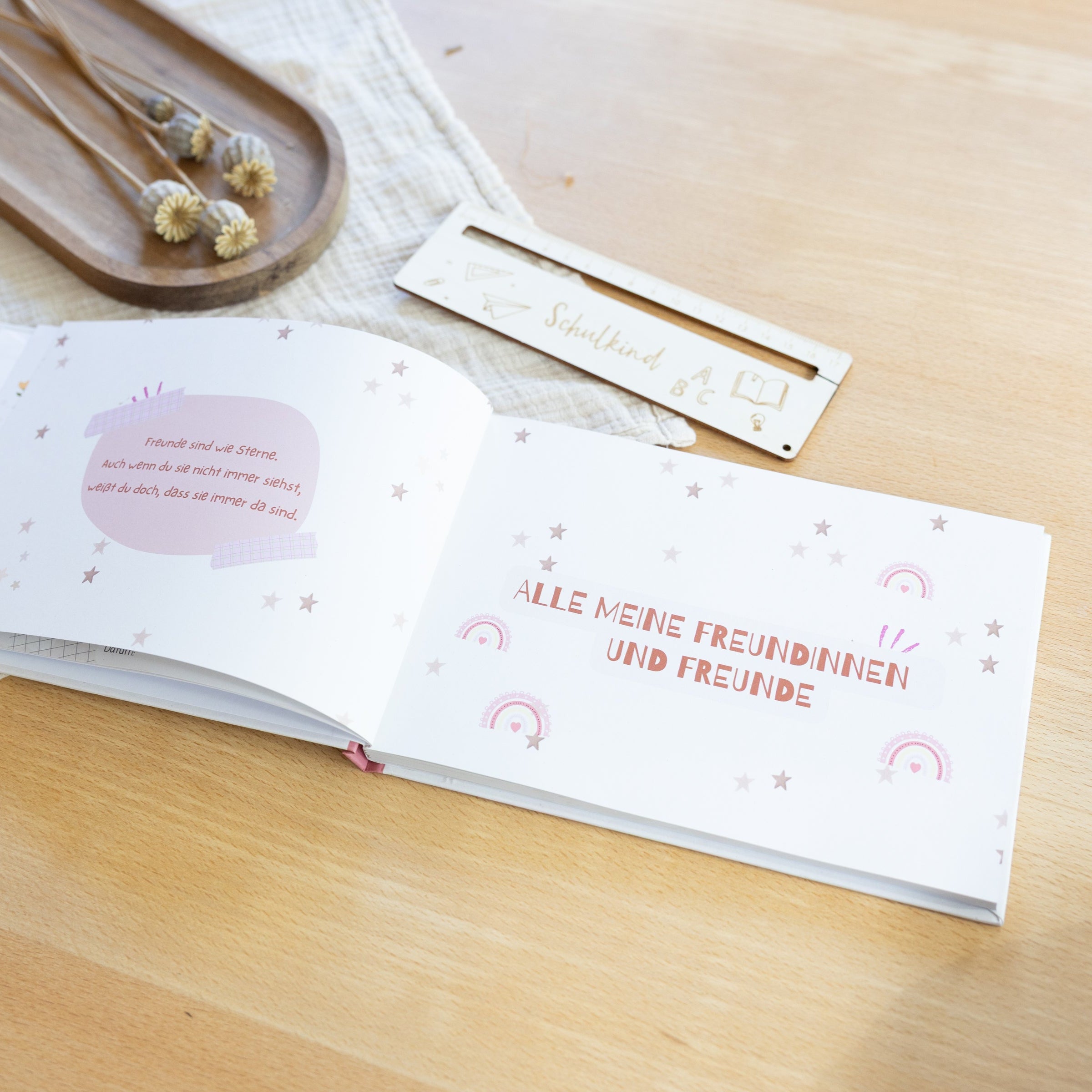 Regenbogen Freundebuch Grundschule