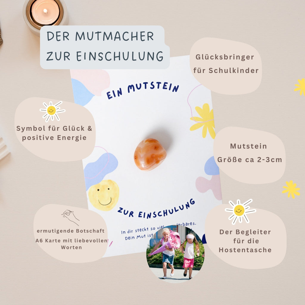 Glücksstein Schulkind