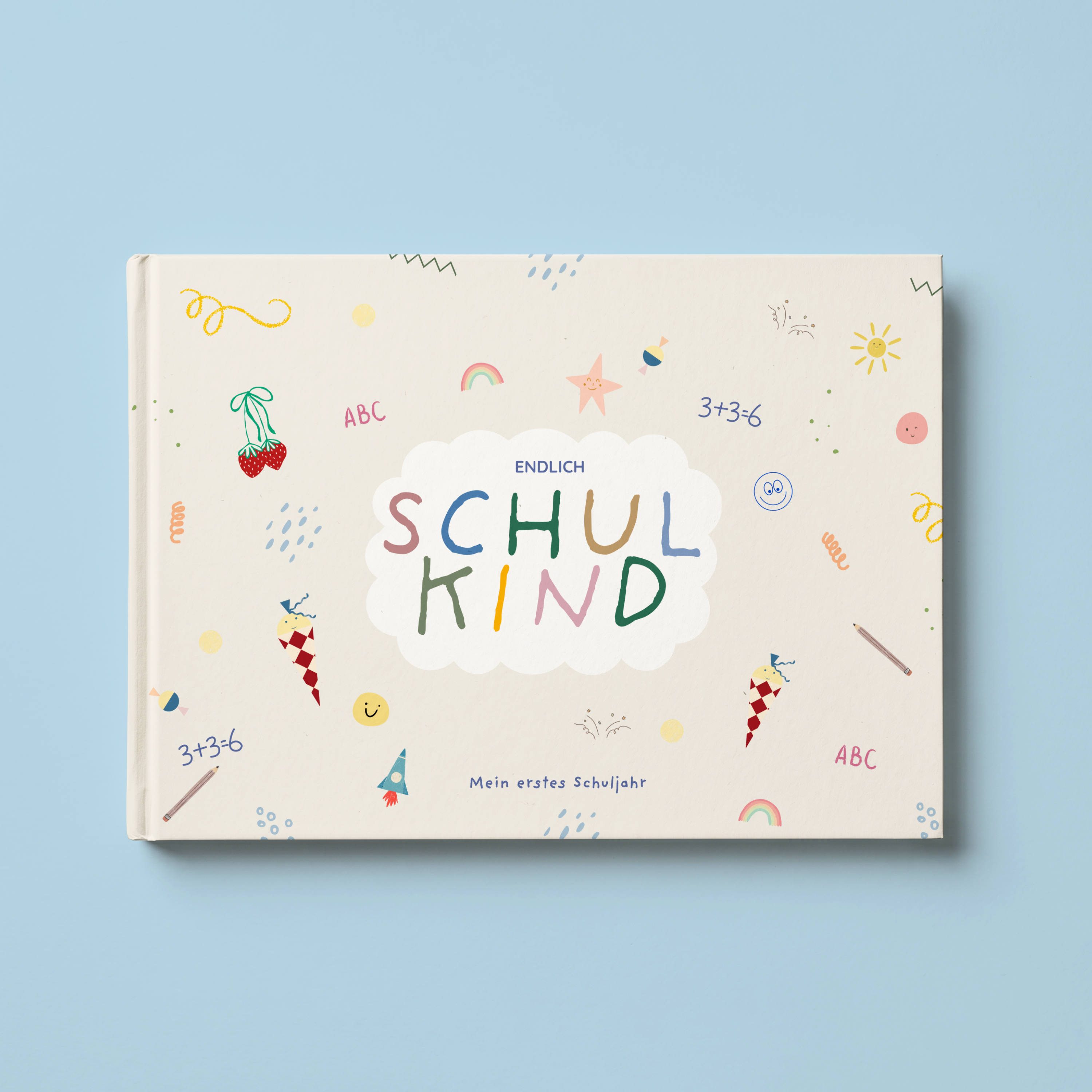 Erinnerungsbuch und Gästebuch zum Schulanfang