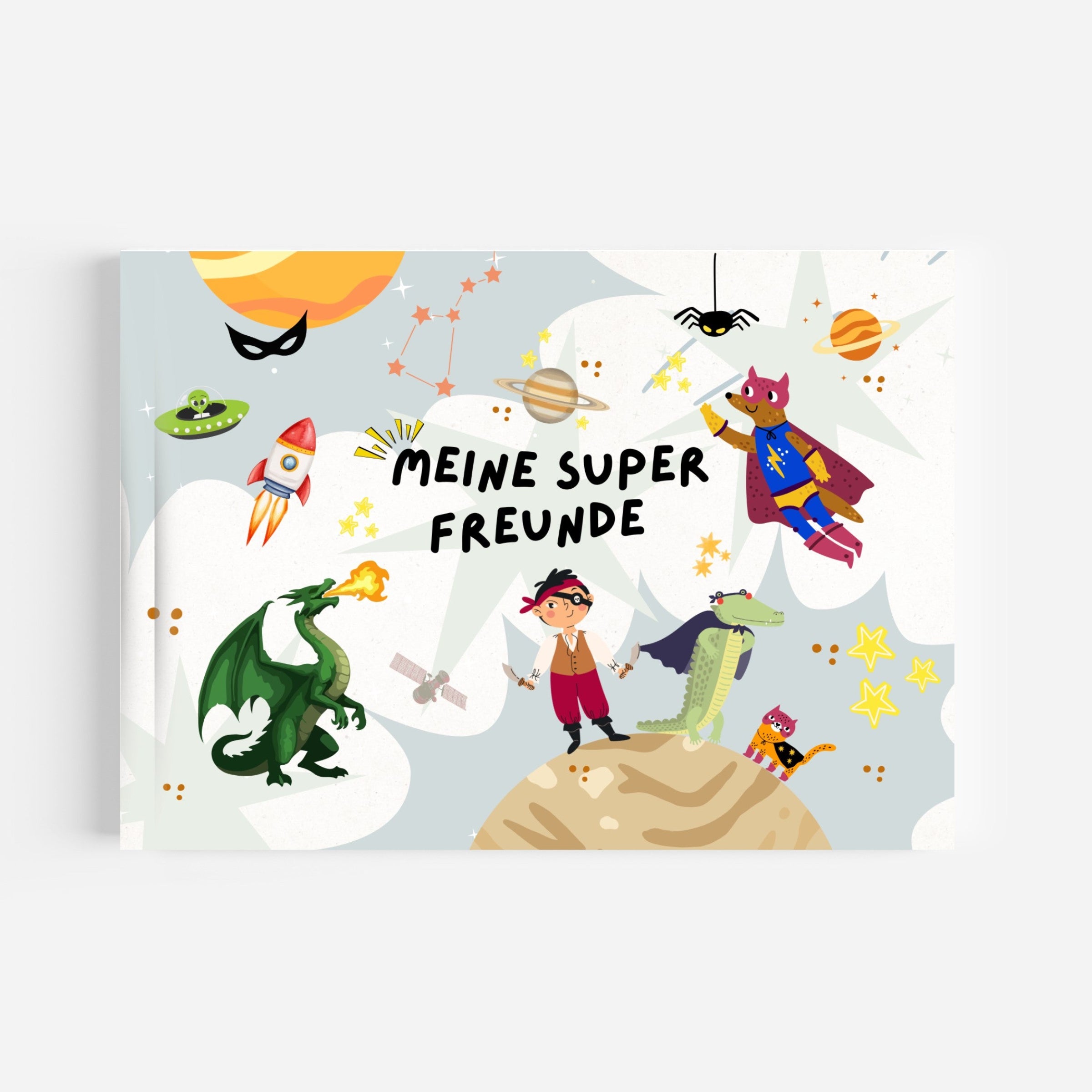 Freundebuch Superhelden & Co