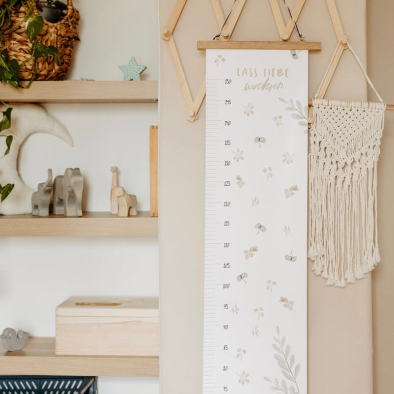 Messlatte Lass Liebe wachsen Kinder Kinderzimmer