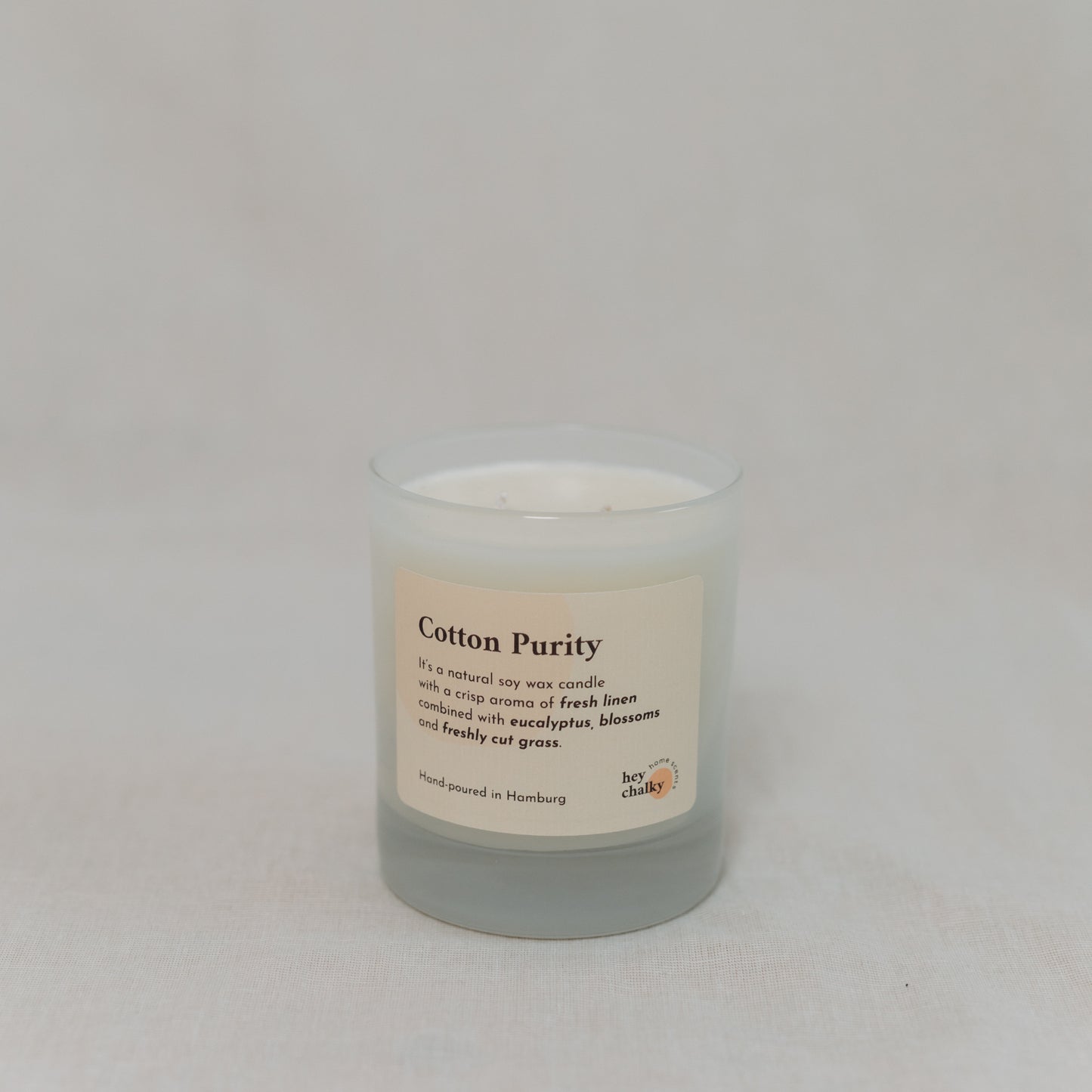 Cotton Purity scented Candle DOUBLE WICK