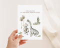 Geburtstagseinladung Dinosaurier