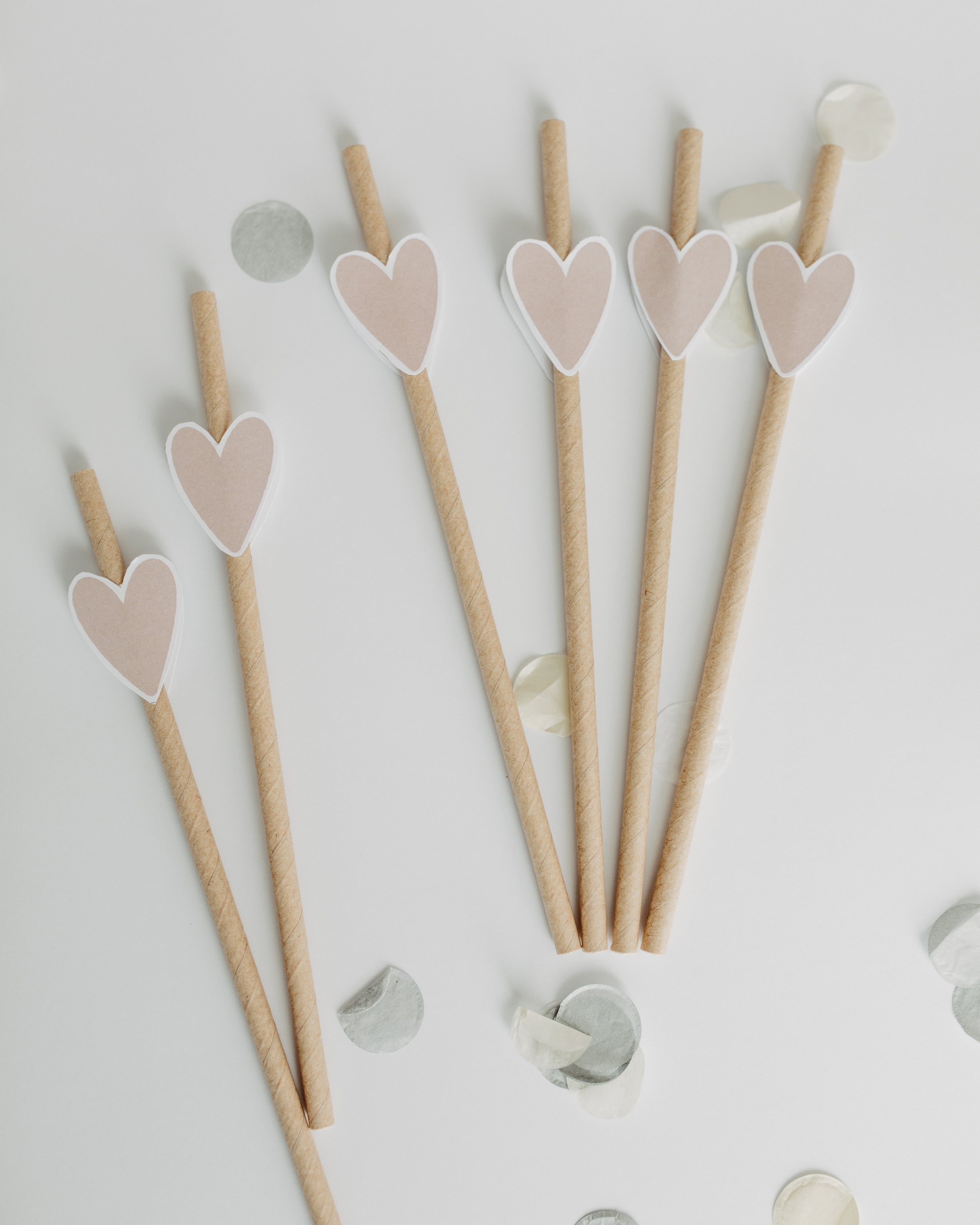 Strohhalmset Pferdegeburtstag