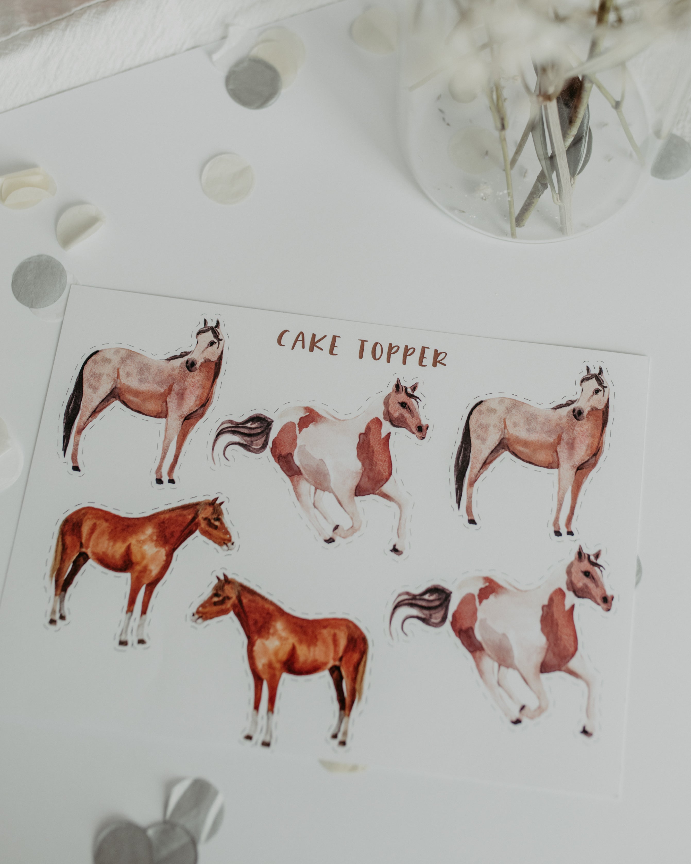 Muffin Topper Pferdegeburtstag DIY