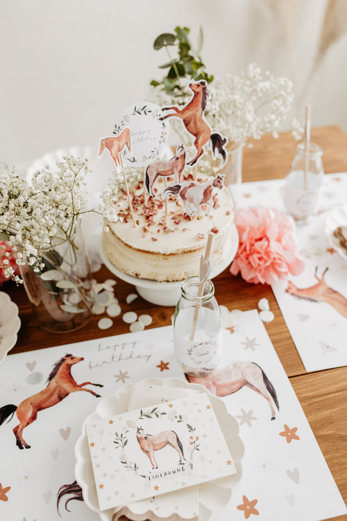 Cake Topper DIY Pferdegeburtstag