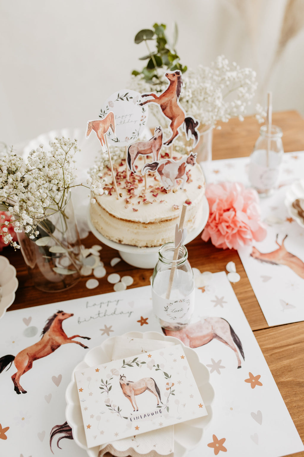 Muffin Topper Pferdegeburtstag DIY