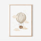 Posterset dreamy turtle personalisierbar